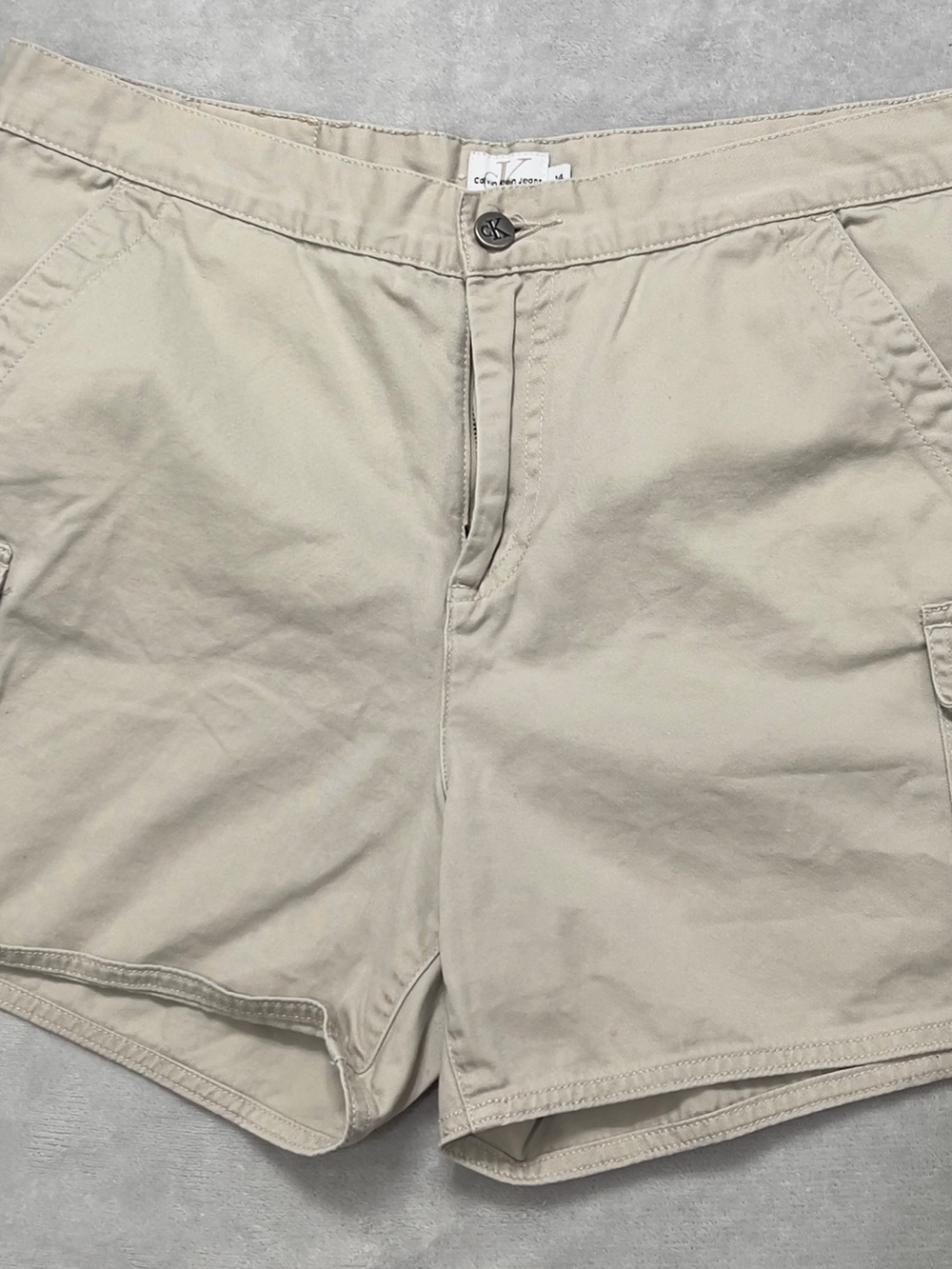 Calvin Klein Khaki Cargo Shorts